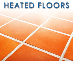 Radiant heated floor